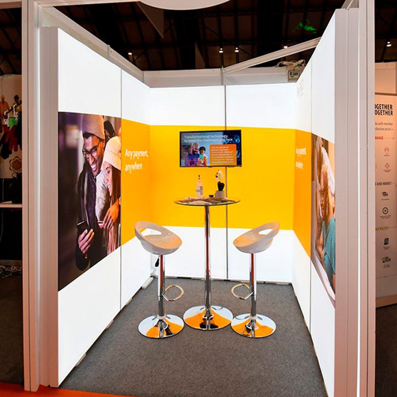 ملحقات حامل تلفزيون الصندوق الخفيف لـ Exhibiton 