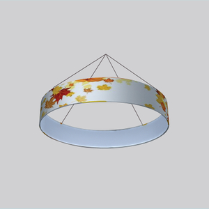 ندوة خفيفة الوزن الألومنيوم موجة أنبوب علامة معلقة