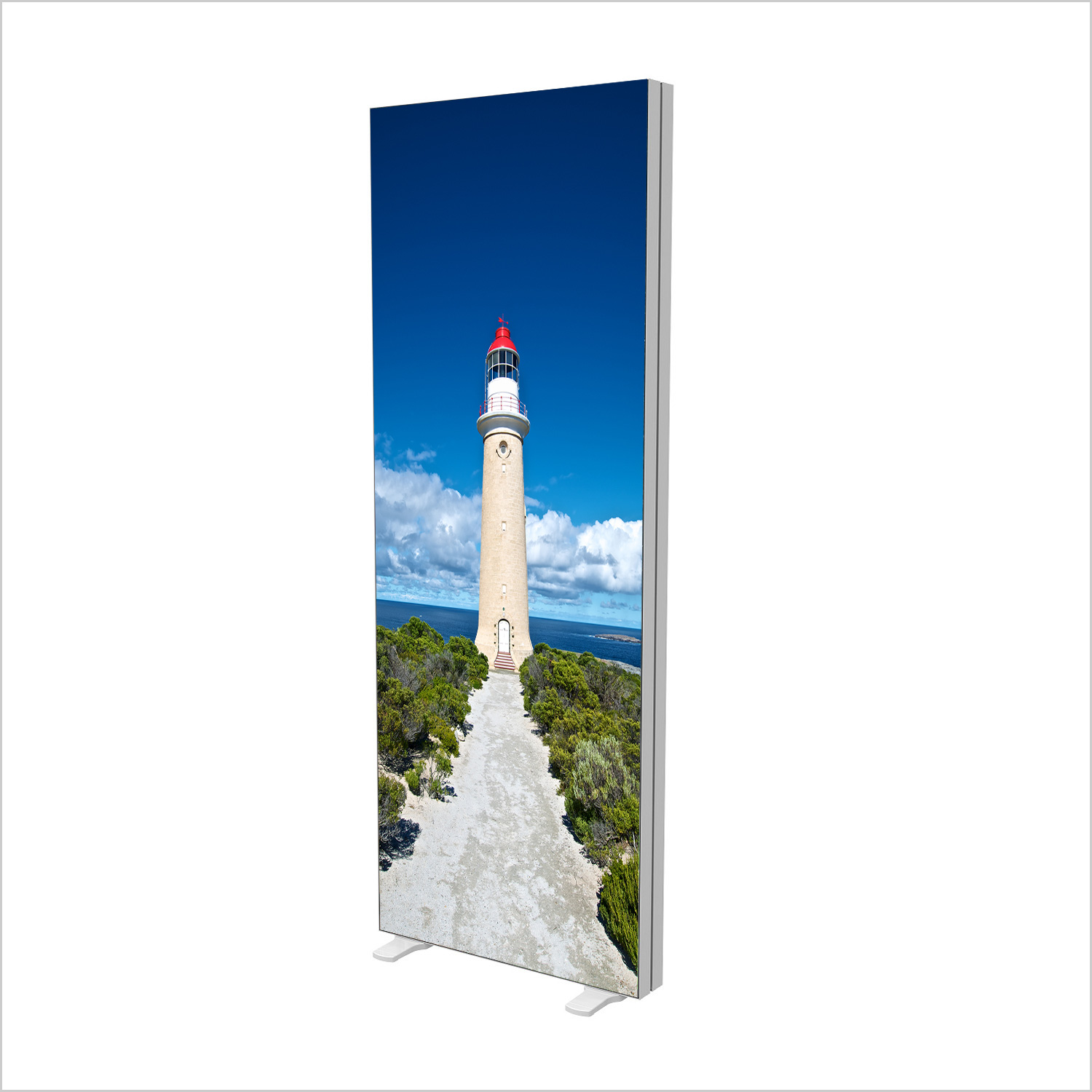 85 * 225cm الألومنيوم مربع ضوء LED داخلي للترقية
