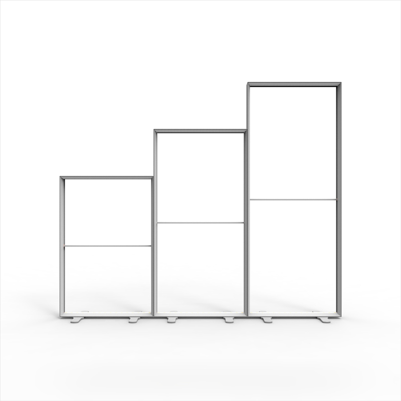 85 * 225cm الألومنيوم مربع ضوء LED داخلي للترقية